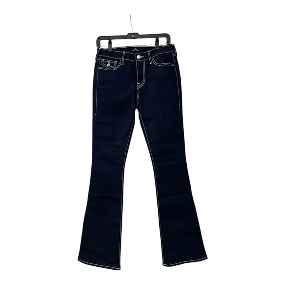 TRUE RELIGION VINTAGE BECCA BIG T FLAP BOOTCUT JEAN size 27 NWT - Picture 5 of 12